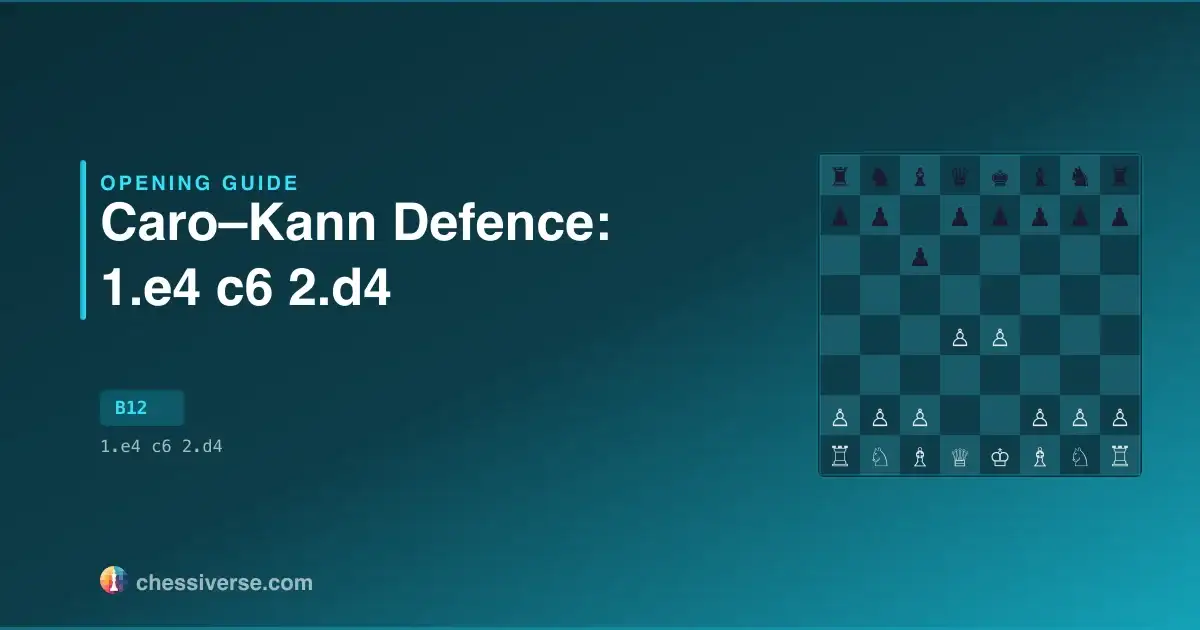 Caro–Kann Defence: 1.e4 c6 2.d4: A Complete Guide