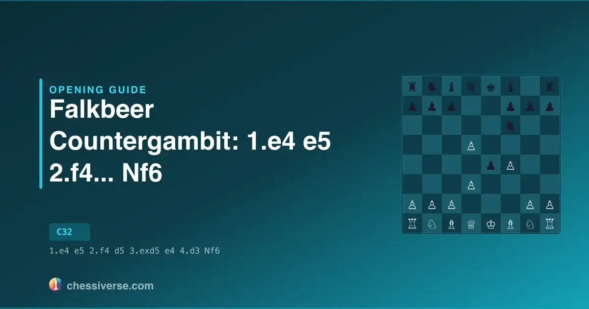 Falkbeer Countergambit: 1.e4 e5 2.f4... Nf6: A Complete Guide