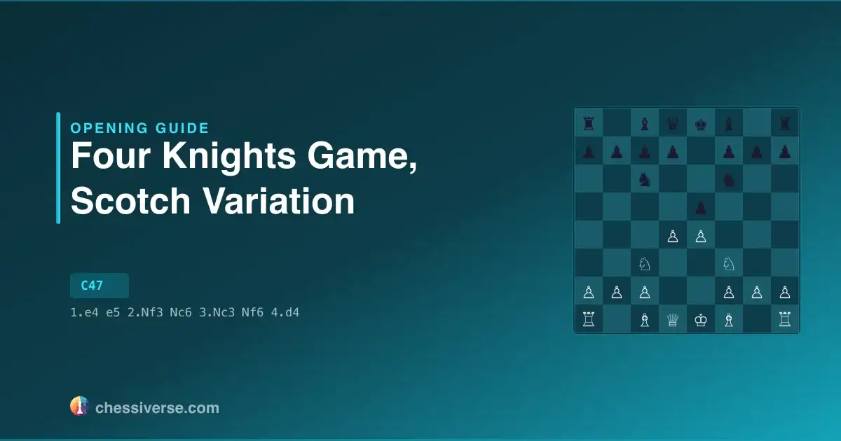Four Knights Game, Scotch Variation: A Complete Guide