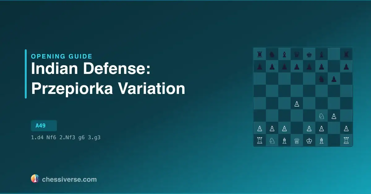 Indian Defense: Przepiorka Variation: A Complete Guide