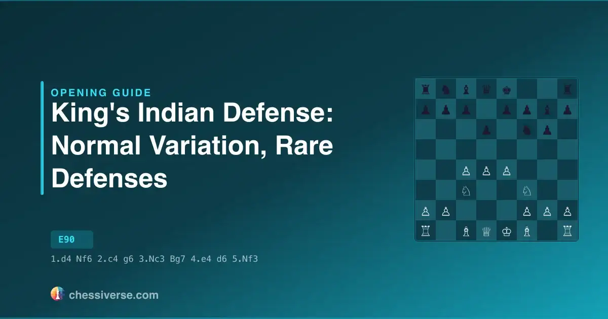 King's Indian Defense: Normal Variation, Rare Defenses: A Complete Guide