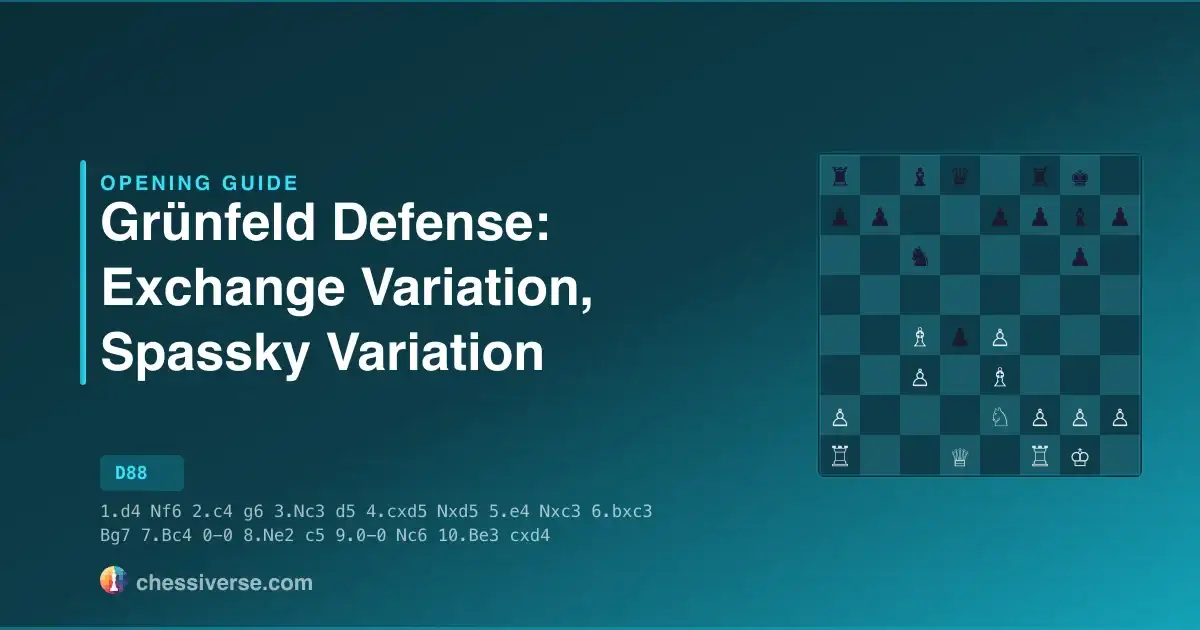 Grünfeld Defense: Exchange Variation, Spassky Variation: A Complete Guide