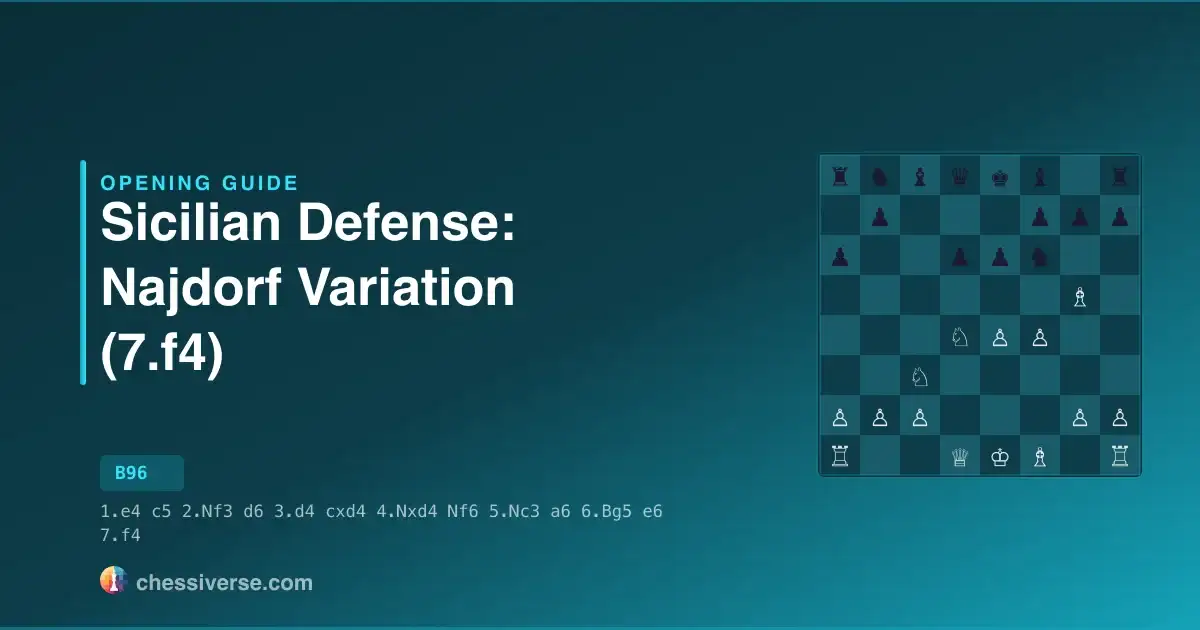Sicilian Defense: Najdorf Variation (7.f4): A Complete Guide