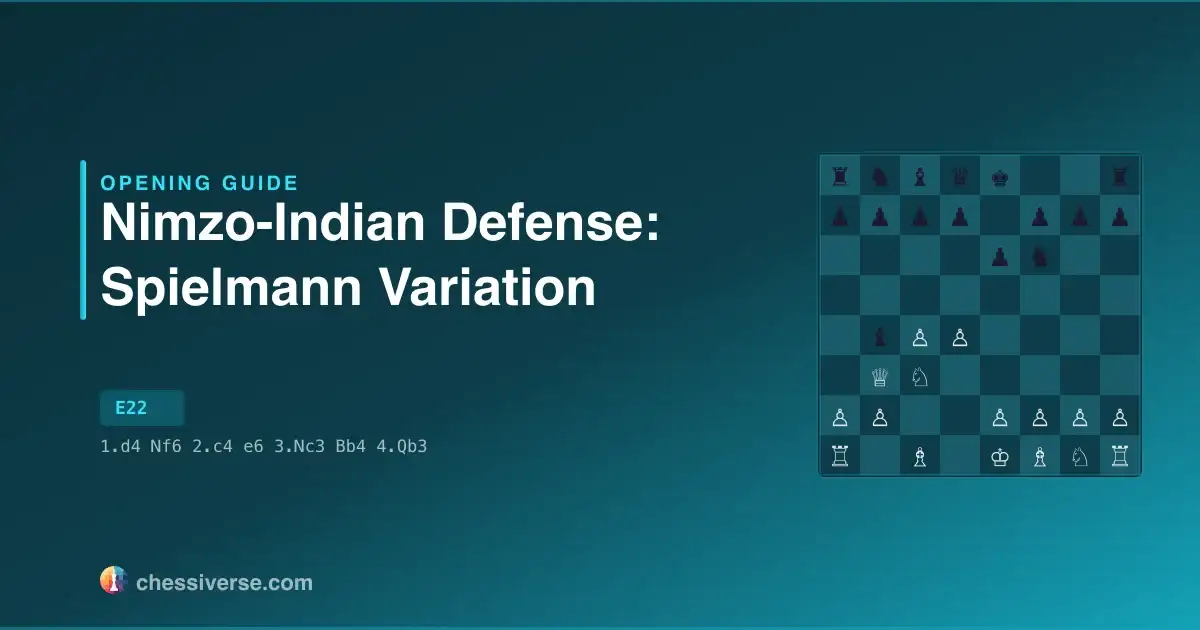 Nimzo-Indian Defense: Spielmann Variation: A Complete Guide