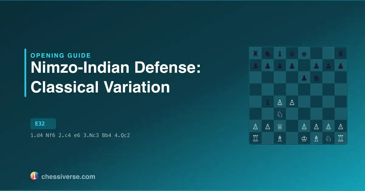 Nimzo-Indian Defense: Classical Variation: A Complete Guide