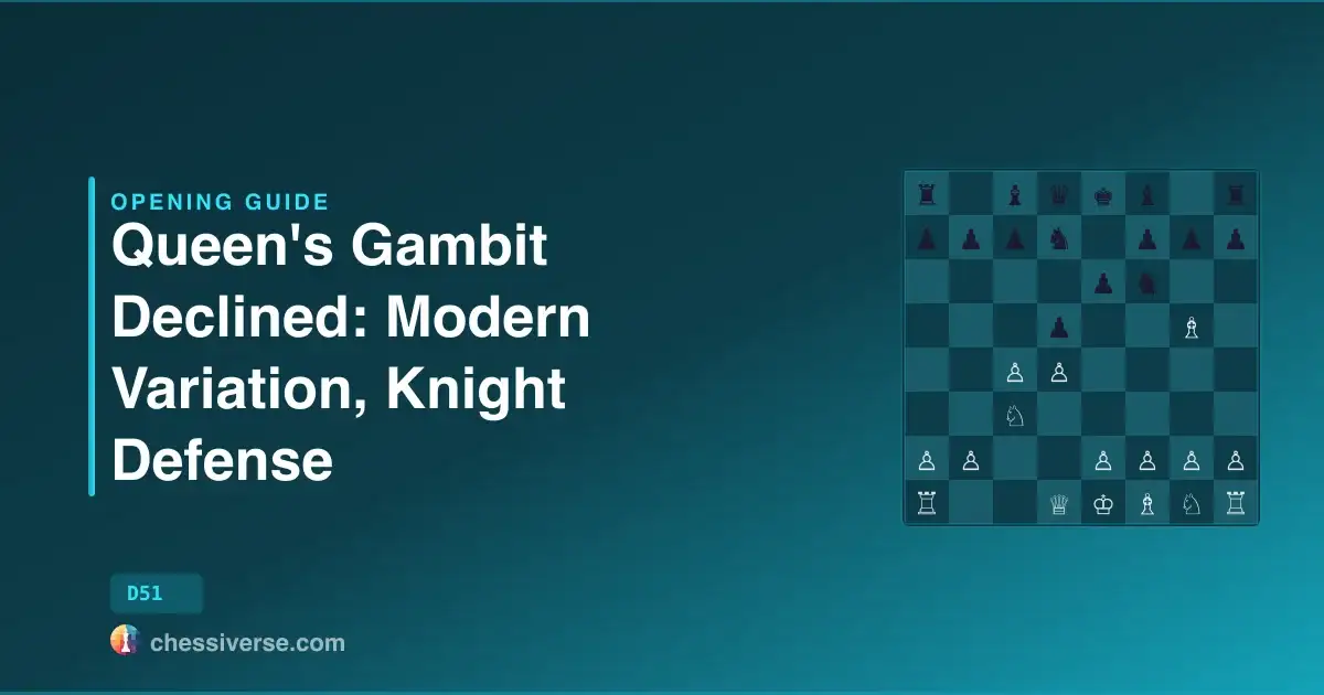Queen's Gambit Declined: Modern Variation, Knight Defense: A Complete Guide