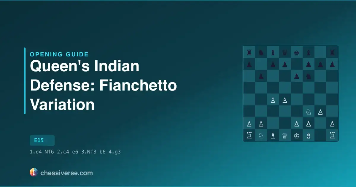 Queen's Indian Defense: Fianchetto Variation: A Complete Guide