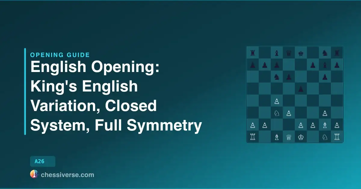 English Opening: King's English Variation, Closed System, Full Symmetry: A Complete Guide
