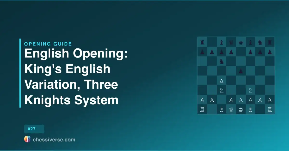 English Opening: King's English Variation, Three Knights System: A Complete Guide