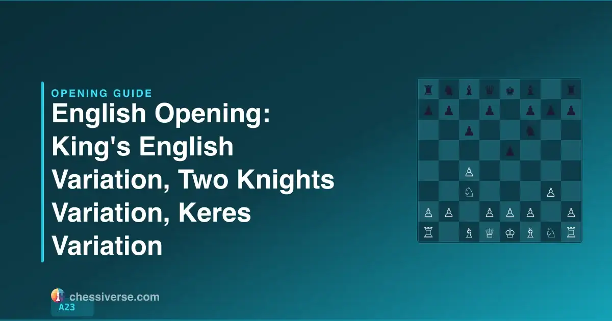 English Opening: King's English Variation, Two Knights Variation, Keres Variation: A Complete Guide
