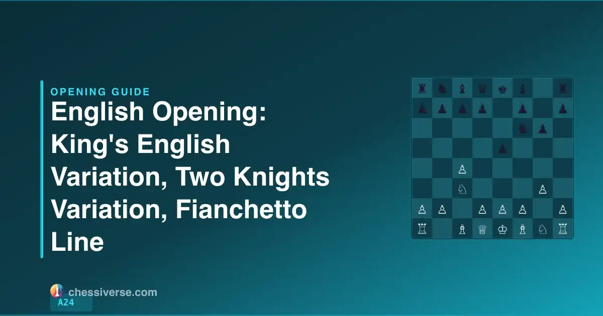 English Opening: King's English Variation, Two Knights Variation, Fianchetto Line: A Complete Guide