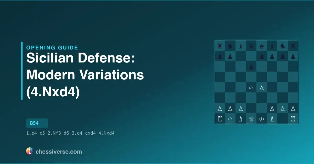 Sicilian Defense: Modern Variations (4.Nxd4): A Complete Guide