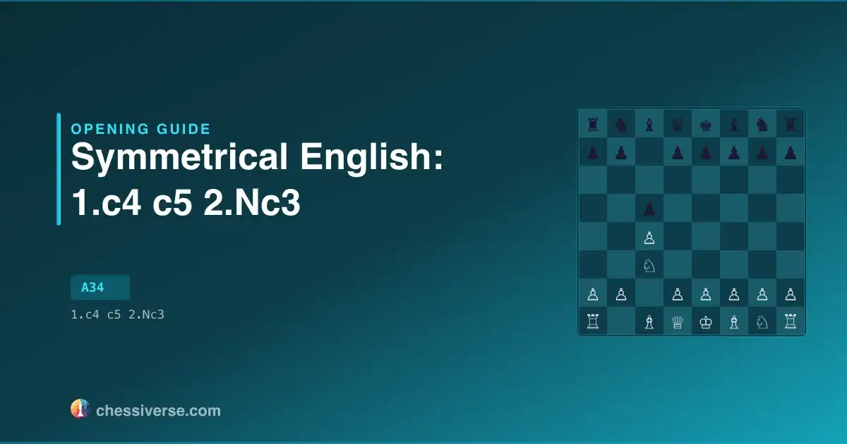 Symmetrical English: 1.c4 c5 2.Nc3: A Complete Guide