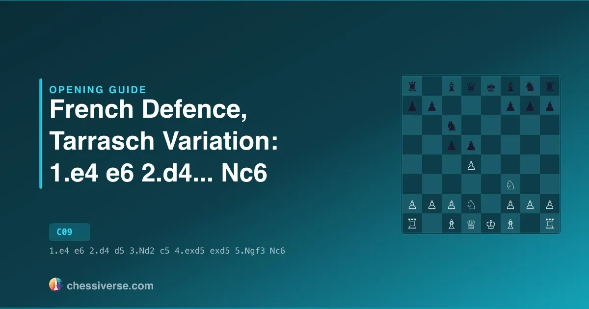 French Defence, Tarrasch Variation: 1.e4 e6 2.d4...... Nc6: A Complete Guide
