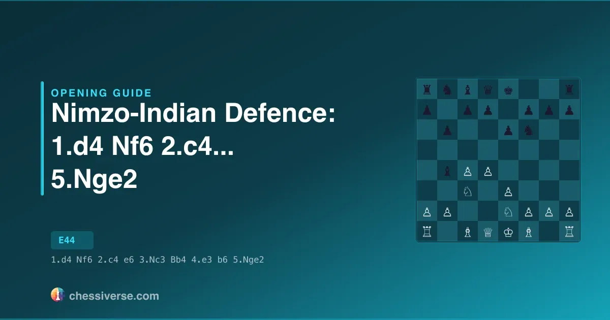 Nimzo-Indian Defence: 1.d4 Nf6 2.c4...... 5.Nge2: A Complete Guide