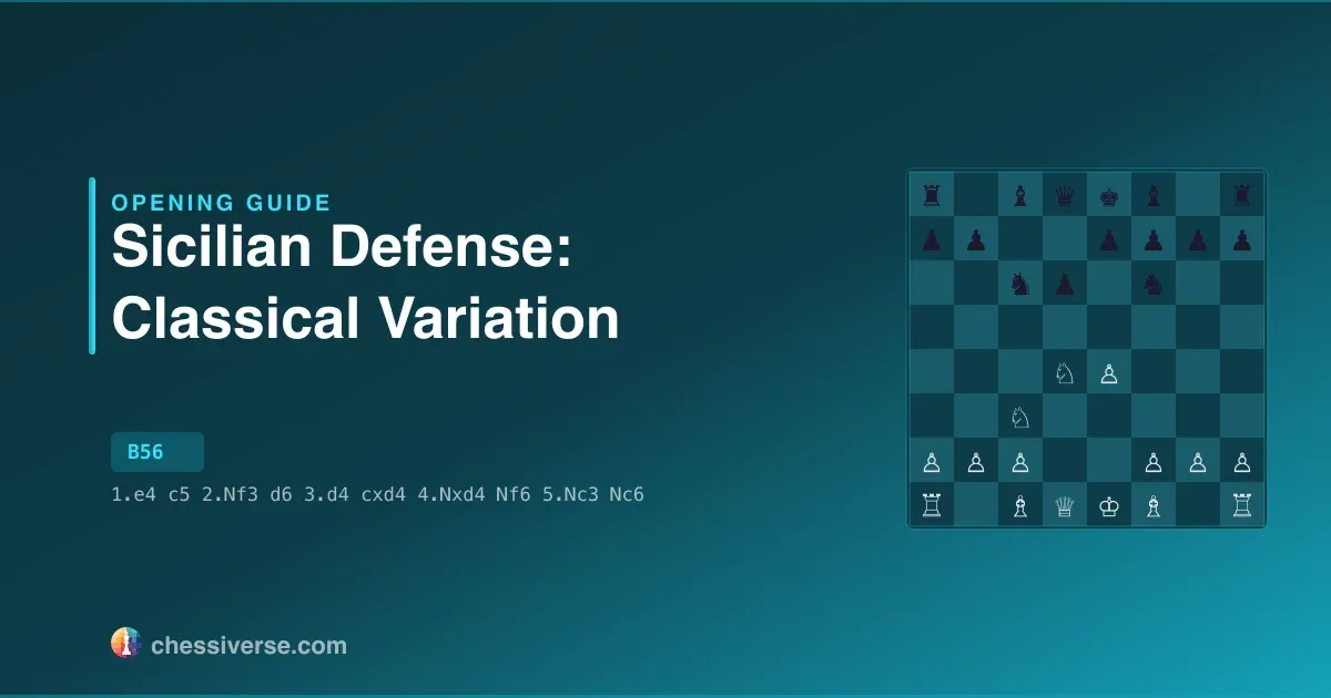 Sicilian Defense: Classical Variation: A Complete Guide