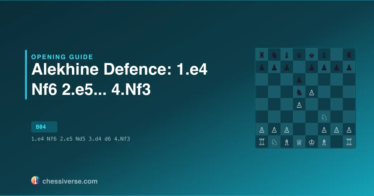Alekhine Defence: 1.e4 Nf6 2.e5... 4.Nf3: A Complete Guide