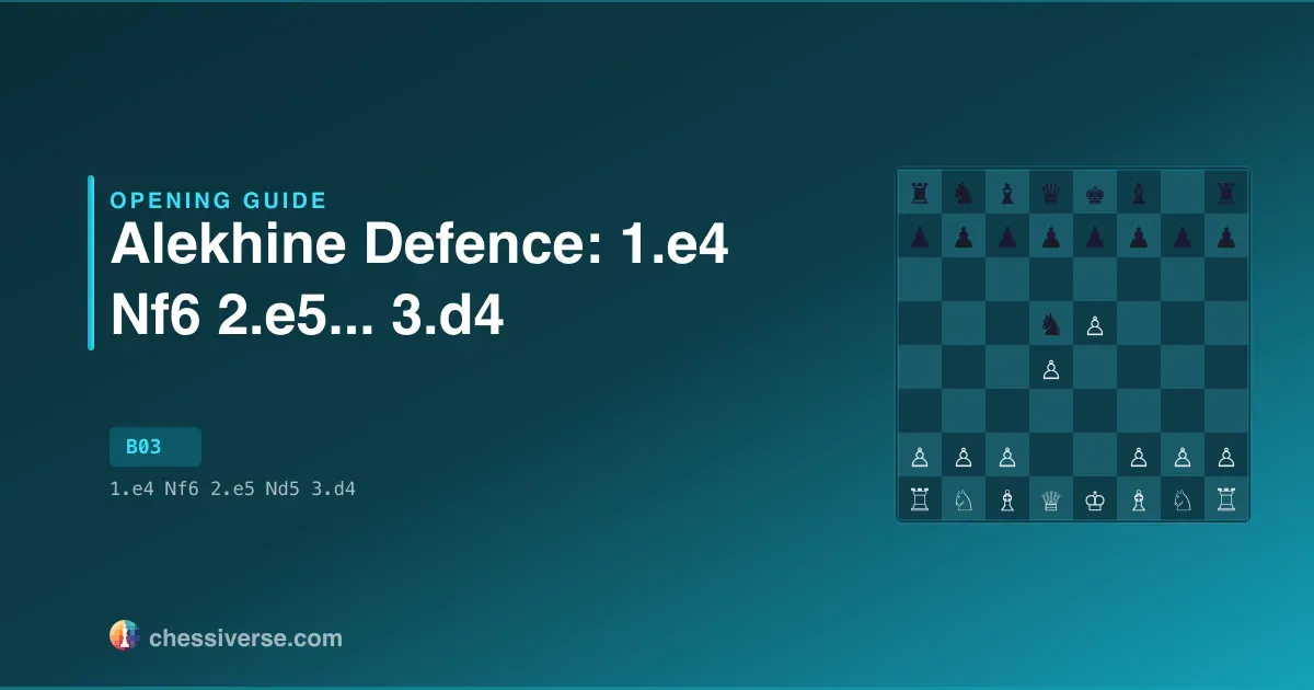 Alekhine Defence: 1.e4 Nf6 2.e5... 3.d4: A Complete Guide