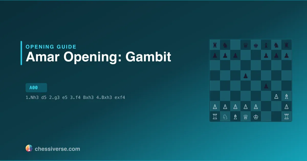Amar Opening: Gambit: A Complete Guide