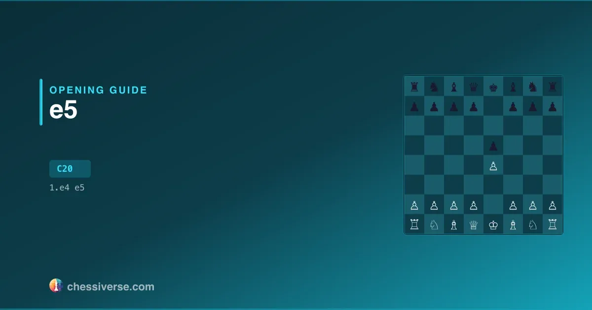 Open Games (1...e5): A Complete Guide