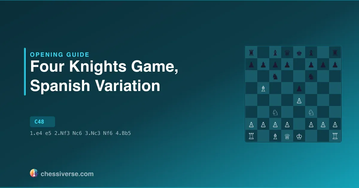 Four Knights Game, Spanish Variation: A Complete Guide