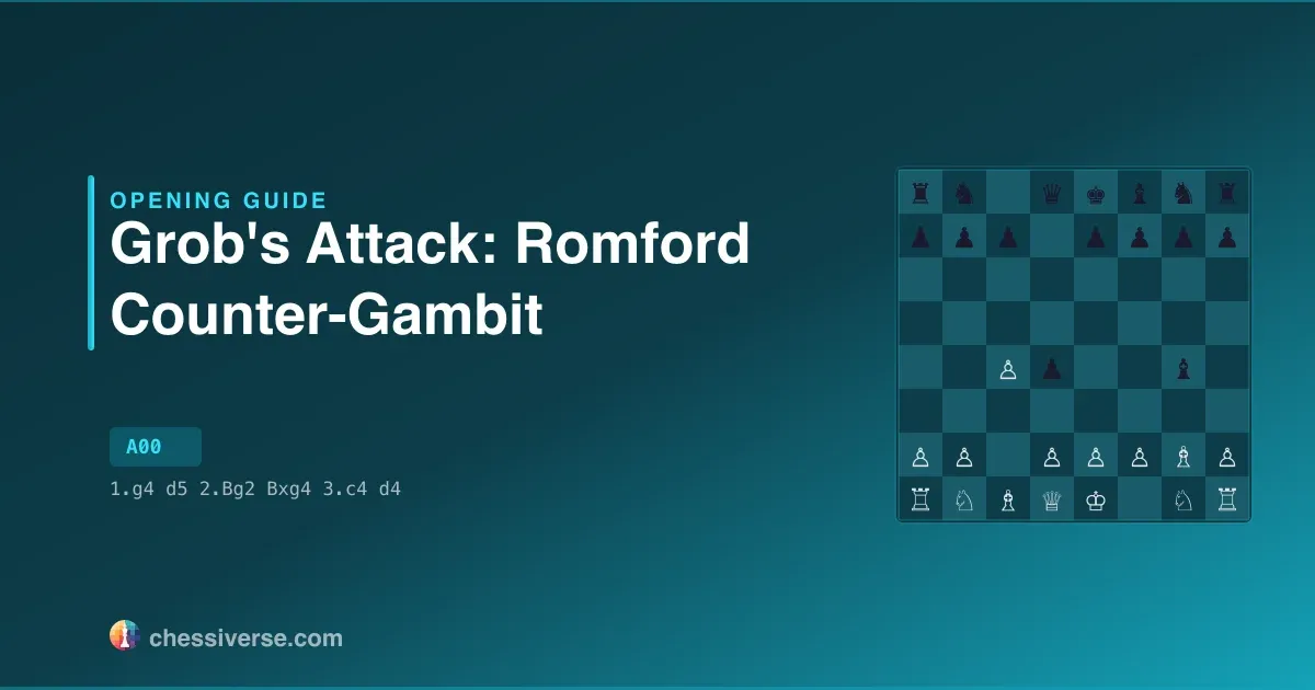 Grob's Attack: Romford Counter-Gambit: A Complete Guide