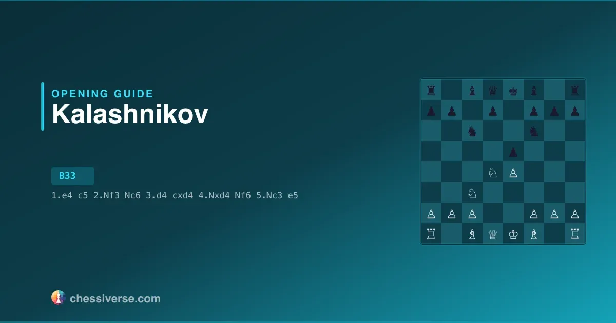 Sicilian Defense: Kalashnikov Variation: A Complete Guide