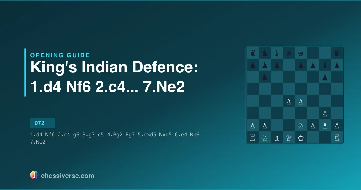 King's Indian Defence: 1.d4 Nf6 2.c4... 7.Ne2: A Complete Guide