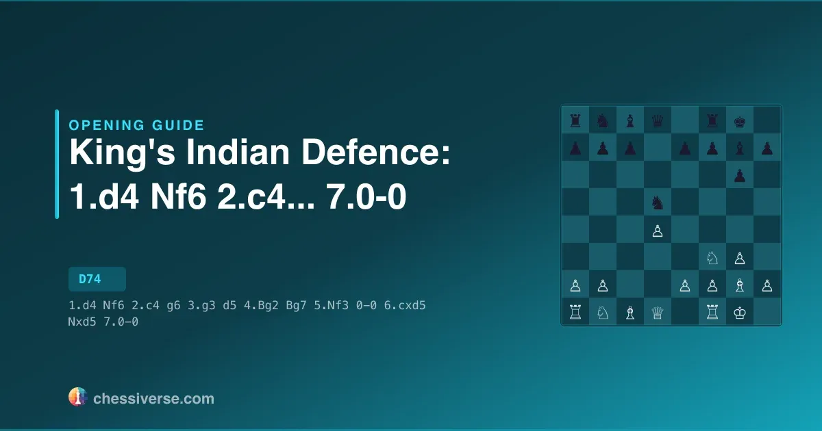King's Indian Defence: 1.d4 Nf6 2.c4... 7.0-0: A Complete Guide