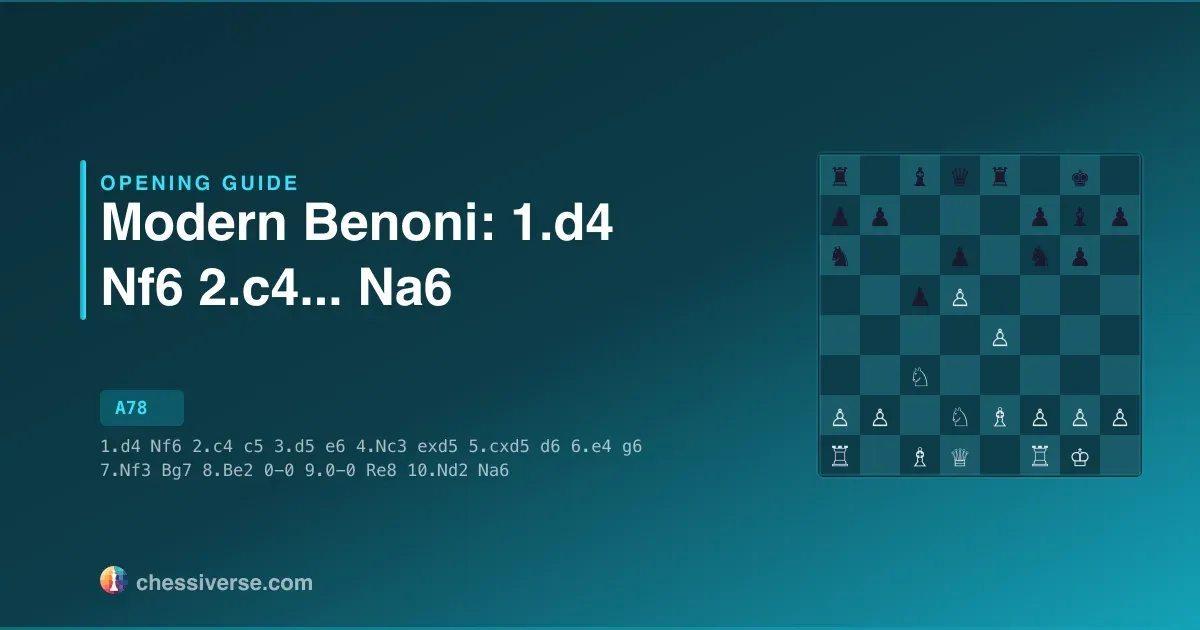 Modern Benoni: 1.d4 Nf6 2.c4... Na6: A Complete Guide