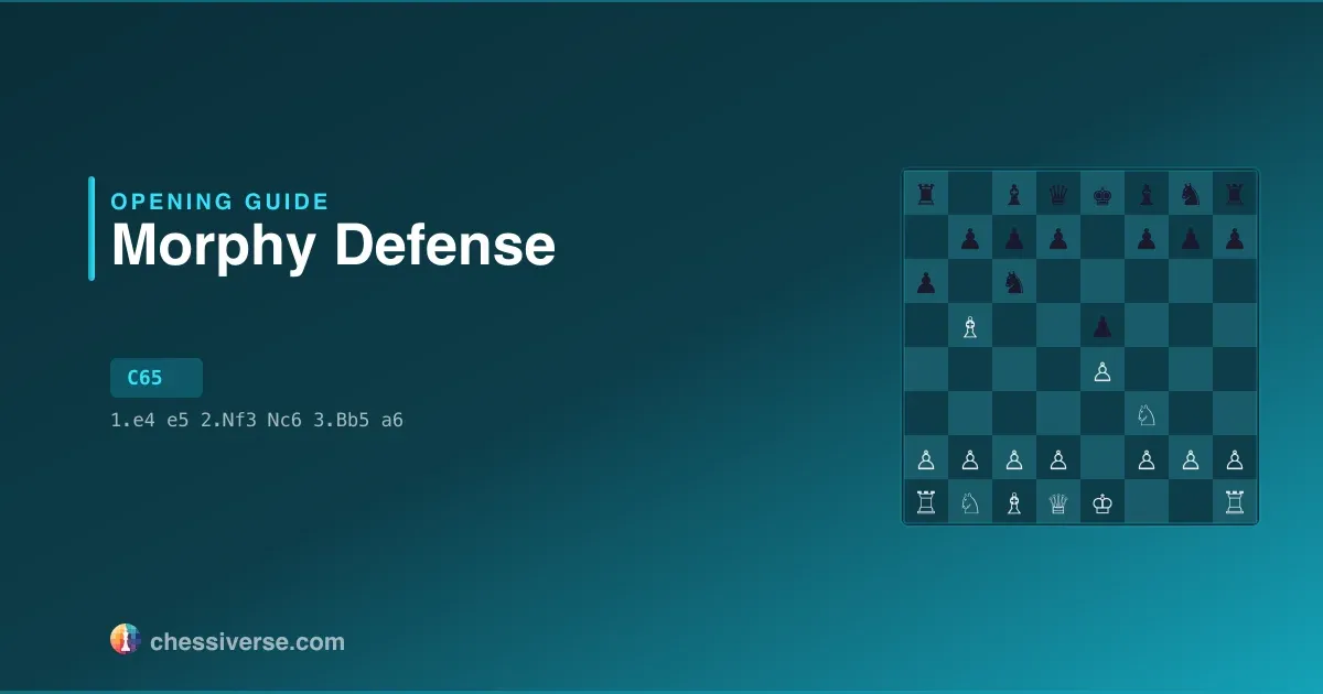 Ruy Lopez: Morphy Defense: A Complete Guide