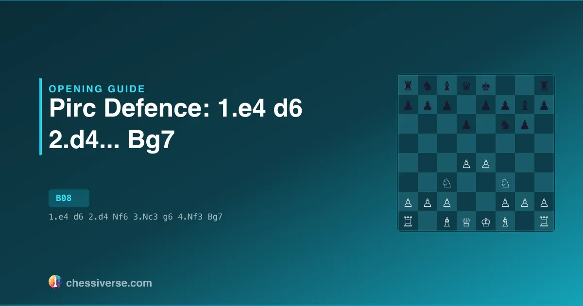 Pirc Defence: 1.e4 d6 2.d4... Bg7: A Complete Guide