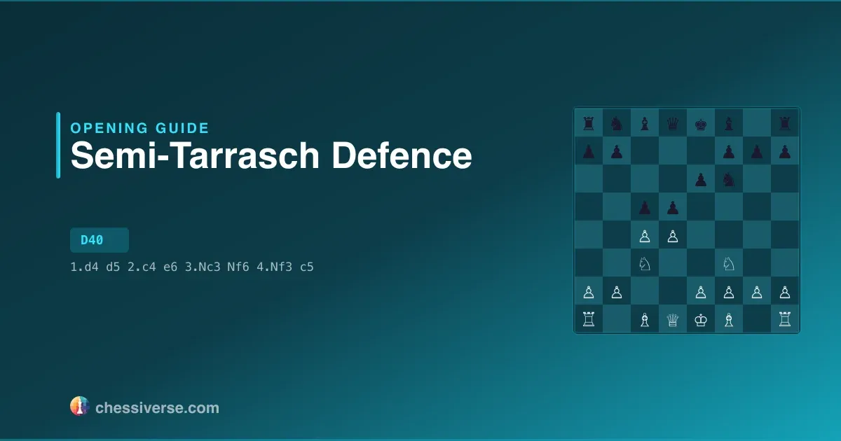 Semi-Tarrasch Defence: A Complete Guide