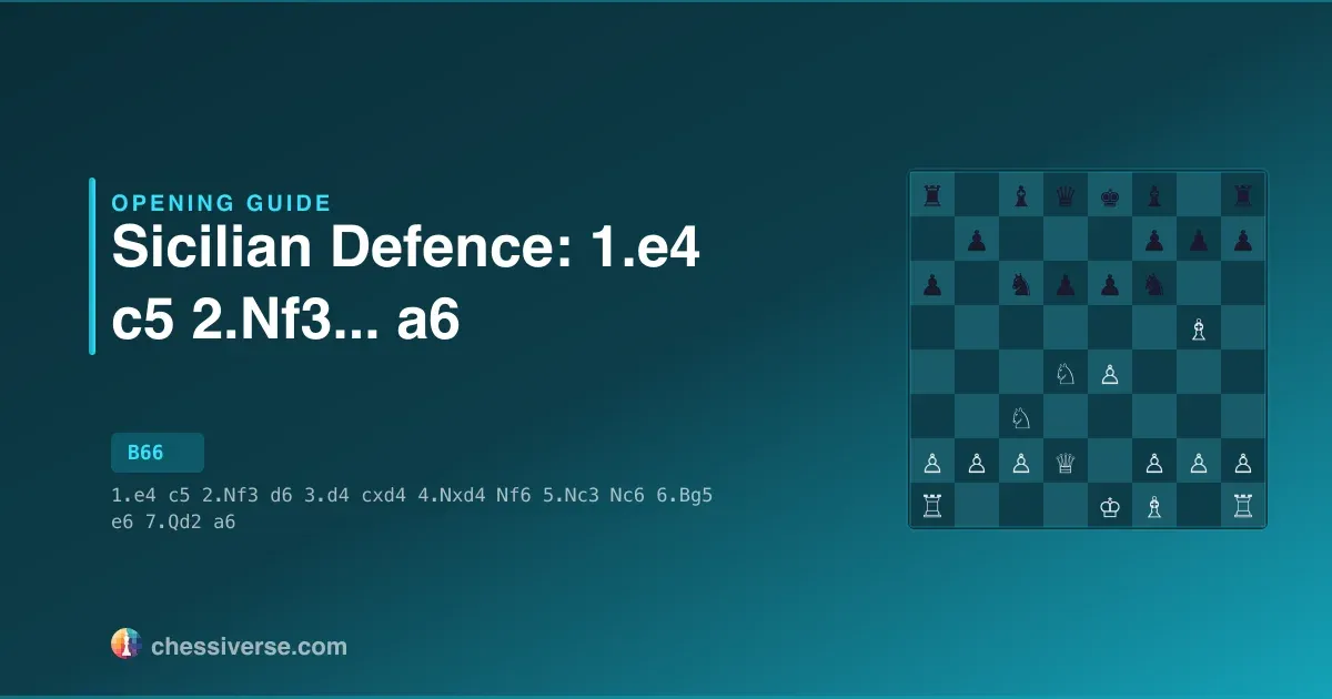 Sicilian Defence: 1.e4 c5 2.Nf3... a6: A Complete Guide