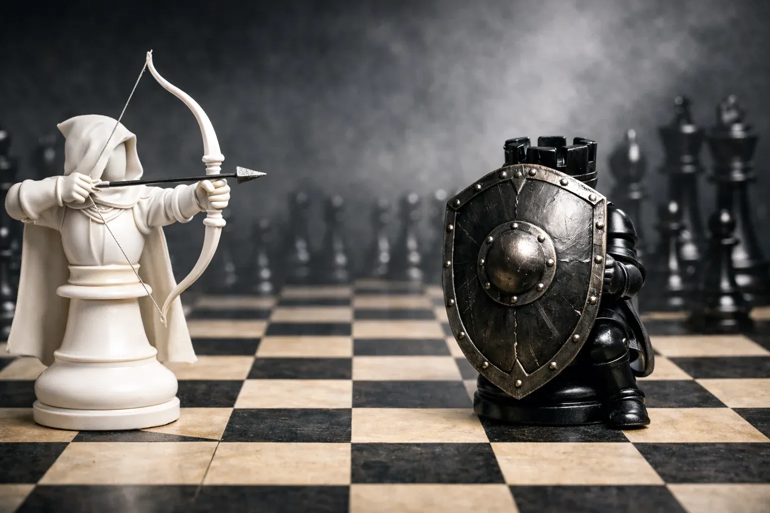 Chess pieces representing different playstyles