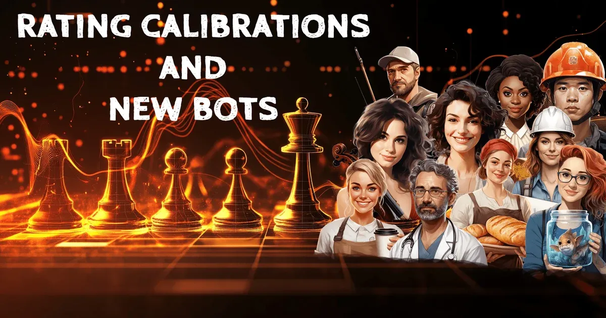 New Chessiverse Bot System: Updated Ratings & 40 New Bots