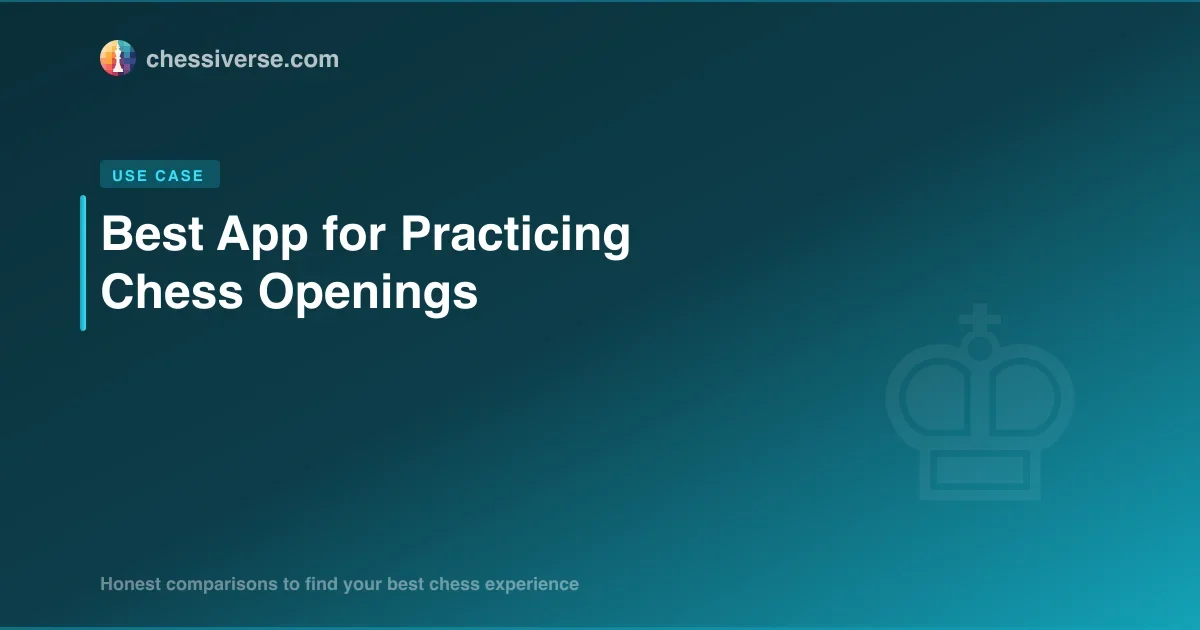 Best App for Practicing Chess Openings in 2026