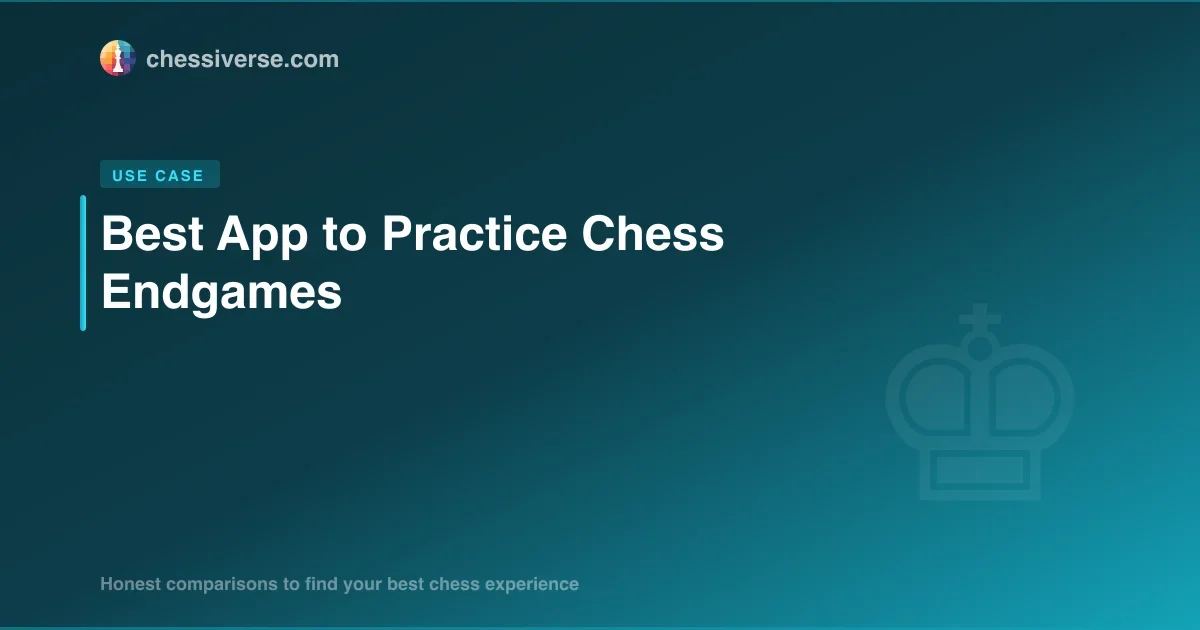 Best App to Practice Chess Endgames in 2026