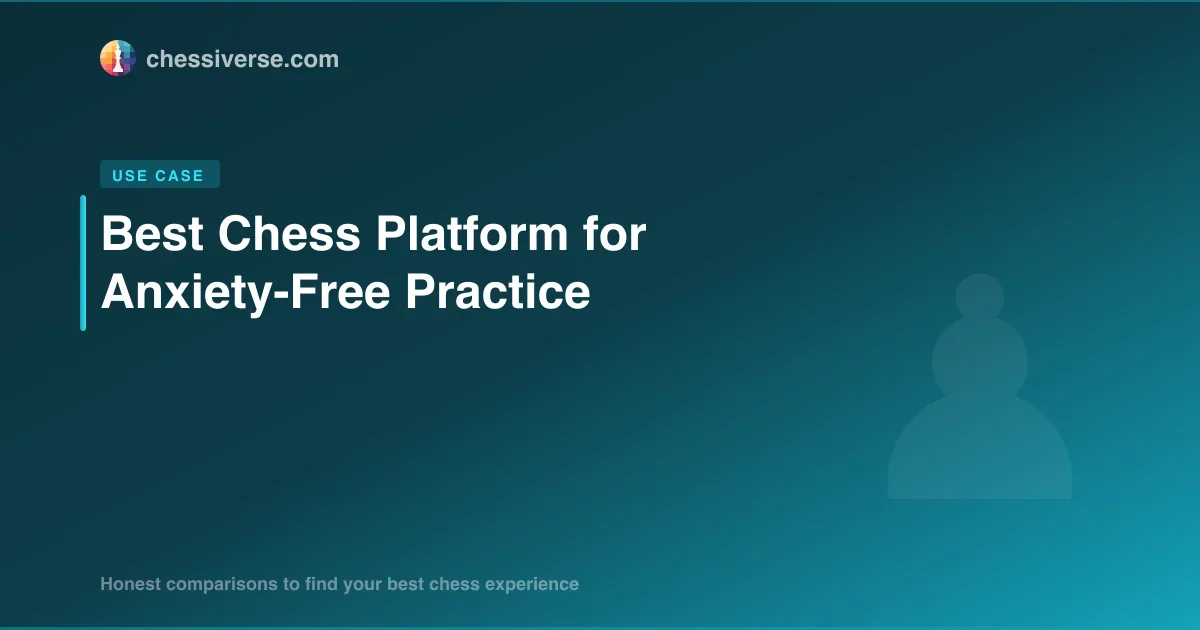 Best Chess Platform for Anxiety-Free Practice in 2026