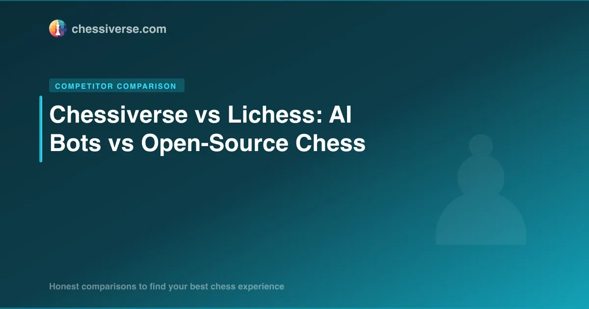 Chessiverse vs Lichess: AI Bots vs Open-Source Chess