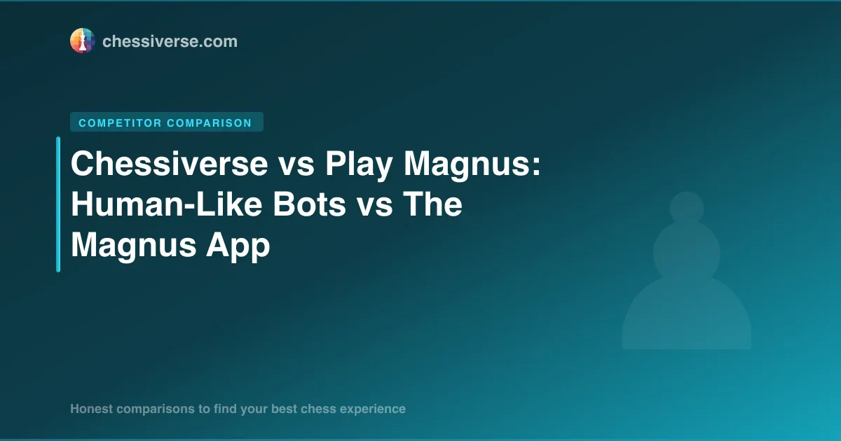 Chessiverse vs Play Magnus: Human-Like Bots vs The Magnus App