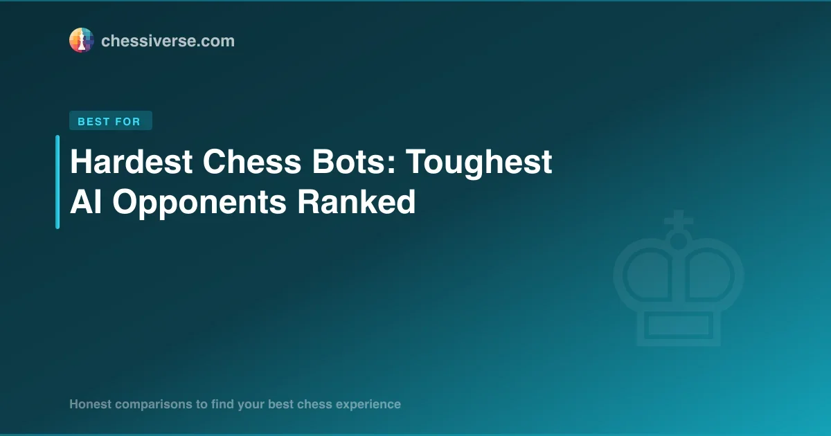 Hardest Chess Bots in 2026: Toughest AI Opponents Ranked