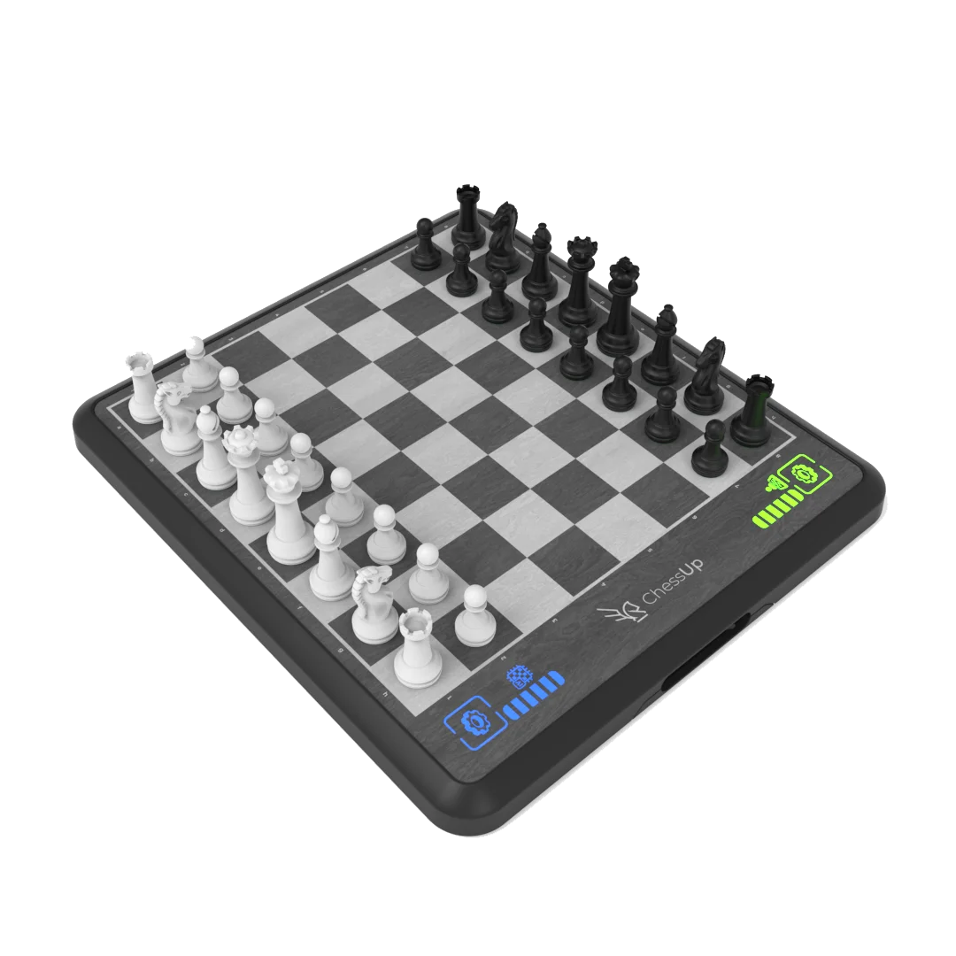 ChessUp smart chess board with illuminated squares