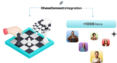 Smart chess boards connected to Chessiverse
